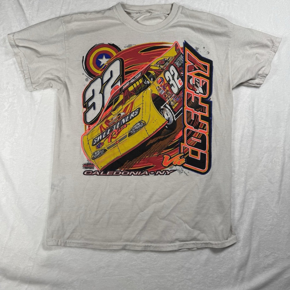 Vintage 2008 Vic Coffey Dirt‎ Late Model Tee - Medium See Measurements